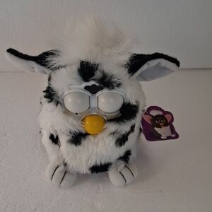 Vintage FURBY 1998 Dalmatian White Black 70-800 Talking Tiger Electronic Tested